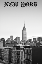 New York Skyline – Cityscape Art Print | Minimalist Wall Décor