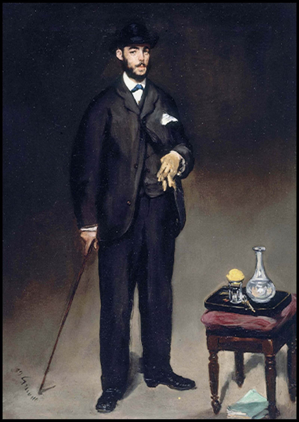 Édouard Manet - Portrait de Théodore Duret - Hakyarts