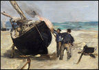 Édouard Manet - Tarring The Boat - Hakyarts