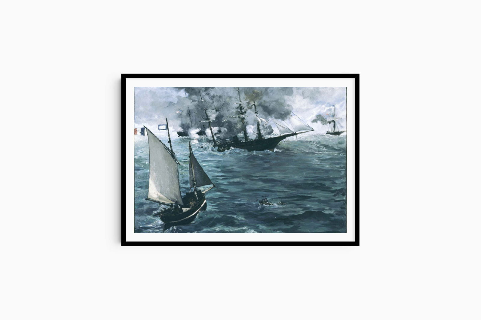 Édouard Manet - The Battle of the Kearsarge and the Alabama