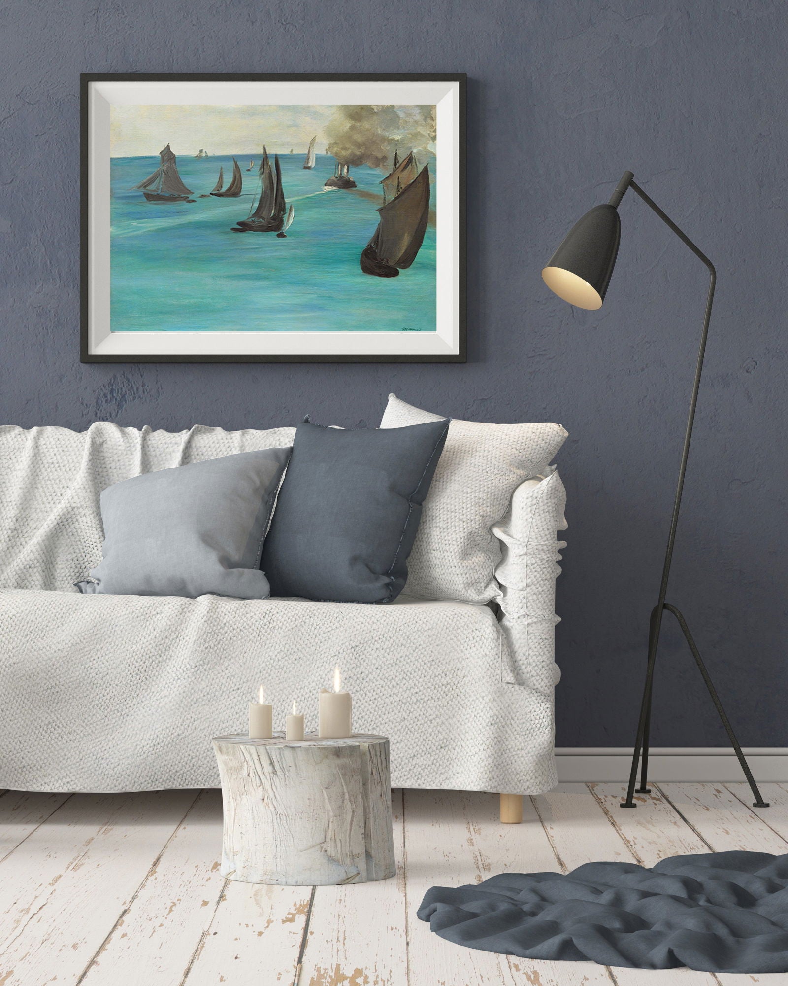 Édouard Manet - Vue de Mer 'Temps Calme'