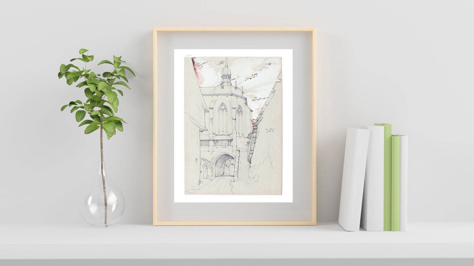 Eduard von Steinle - The Werner Chapel in Oberwesel - Hakyarts