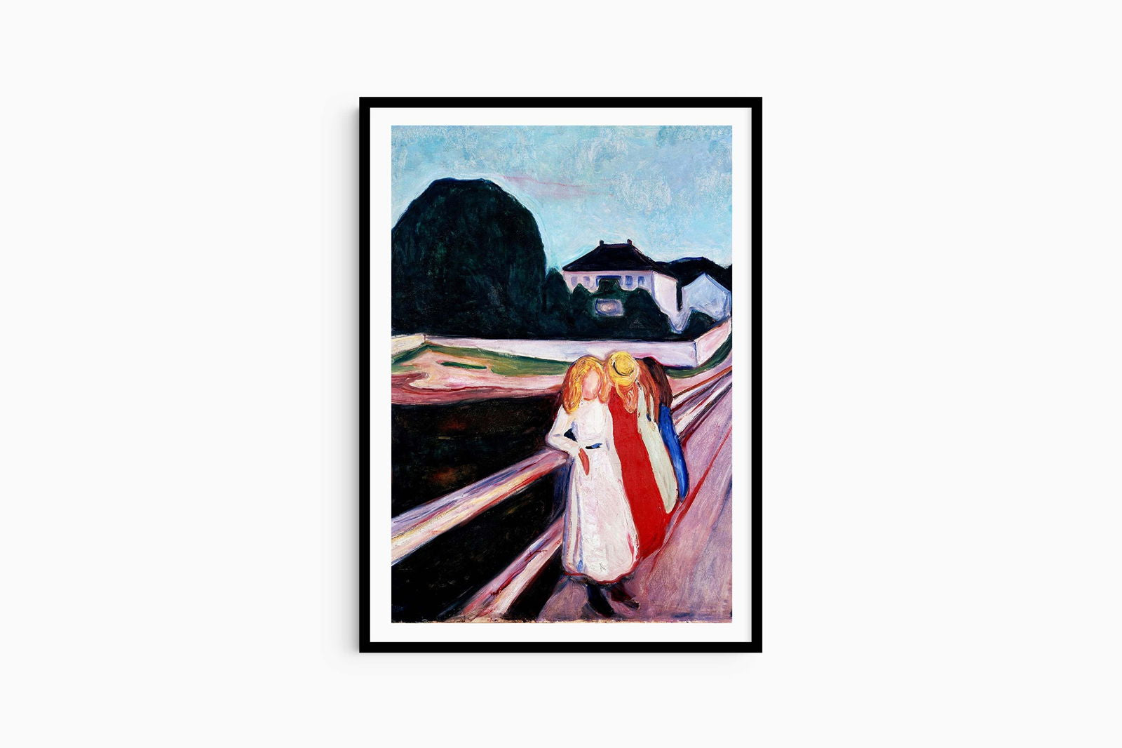 Edvard Munch - Four Girls on the Bridge