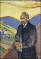 Edvard Munch - Portrait of Friedrich Nietzsche