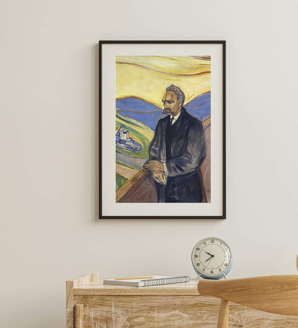 Edvard Munch - Portrait of Friedrich Nietzsche