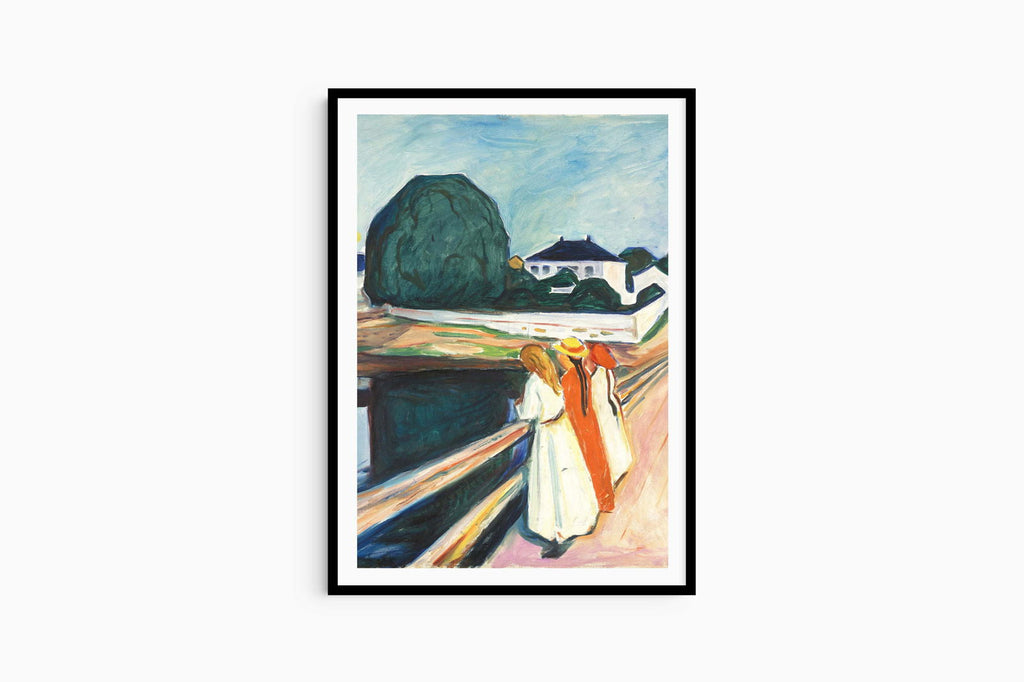 Edvard Munch - The Girls on the Bridge