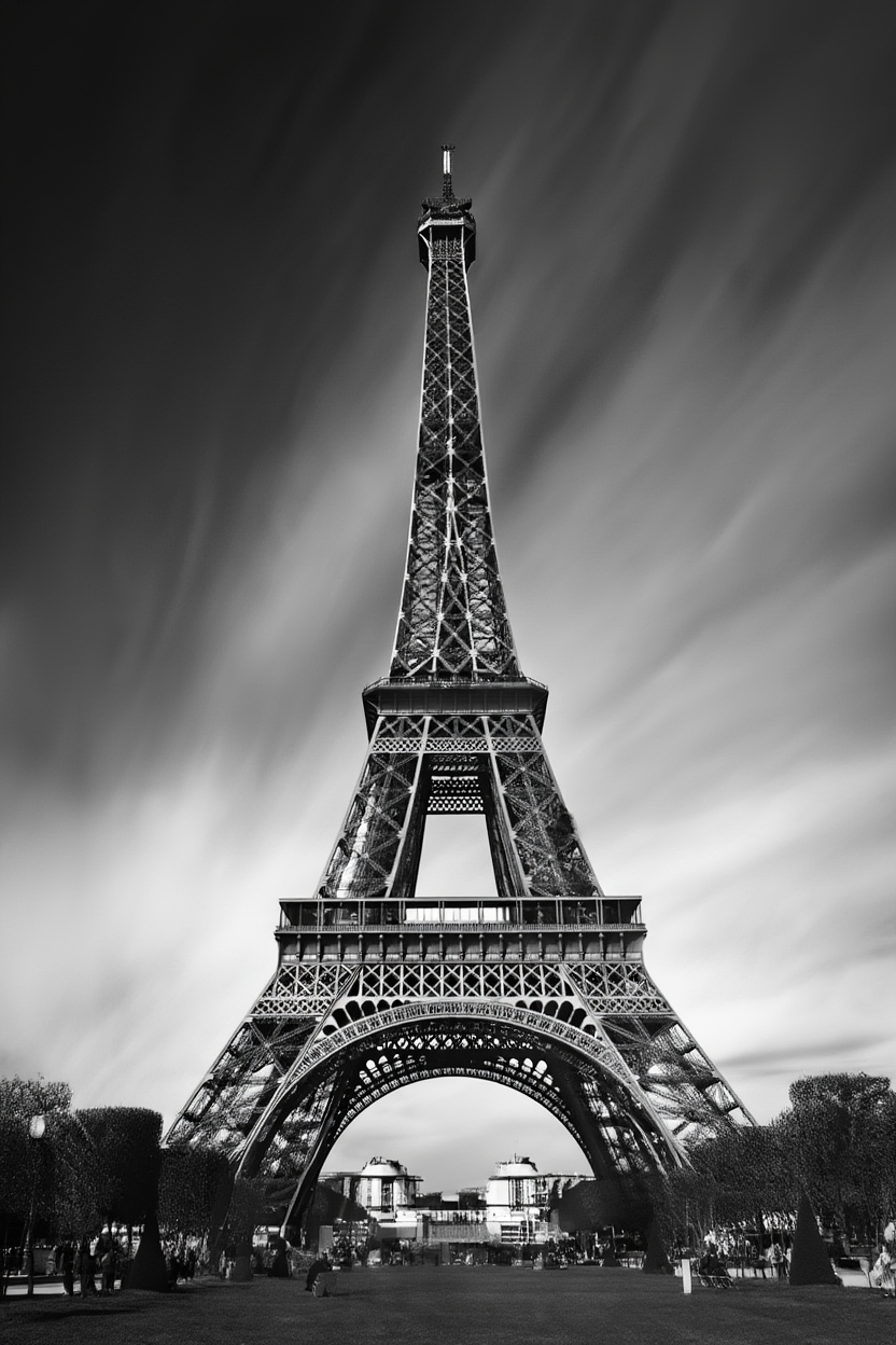 Set of 4 Contemporary Wall Art Prints – Paris, Figurative & Minimalist Collection