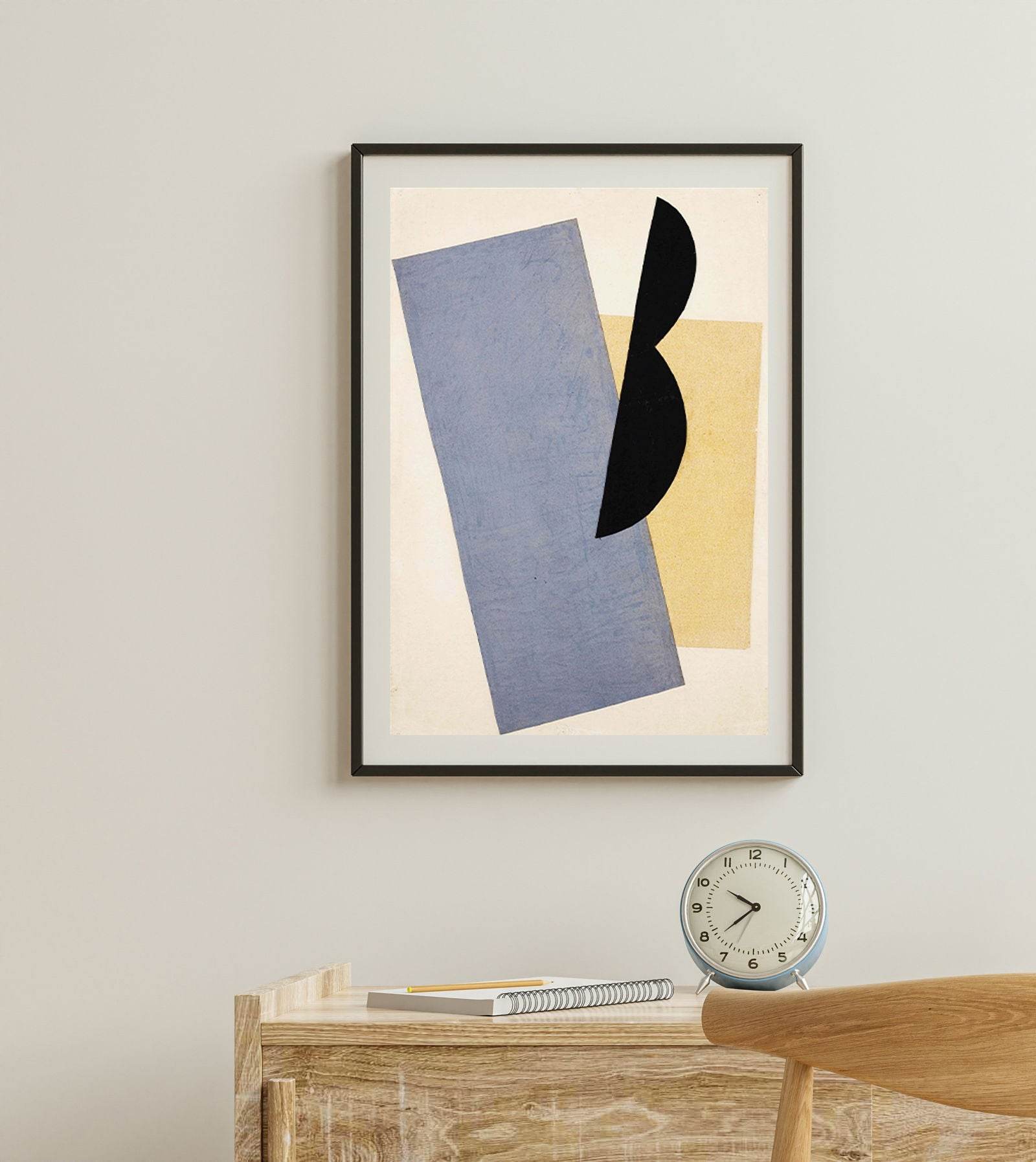 El Lissitzky - Composition 'Blue-Yellow-Black' - Hakyarts