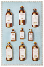 Set of 2 Vintage-Inspired Art Prints – Eli Lilly Chocolate Medicine Bottles & Ogawa Kazumasa’s Cherry Blossom Gallery Set