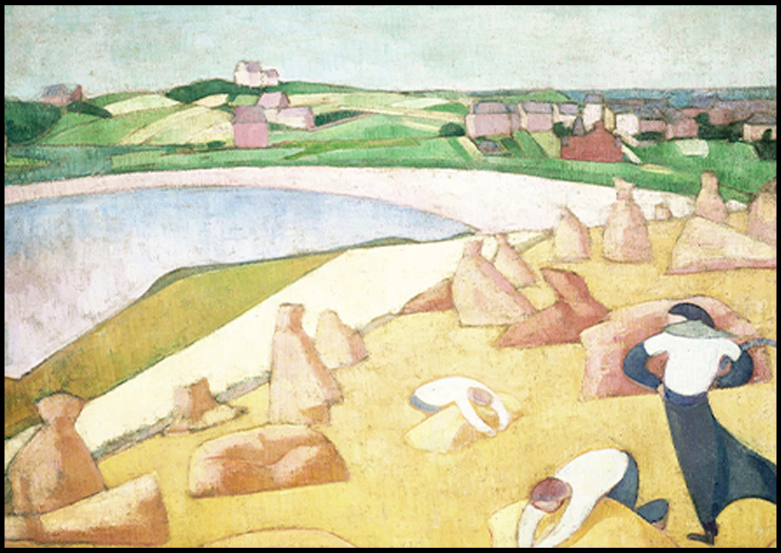 Émile Bernard - Harvest by the Sea