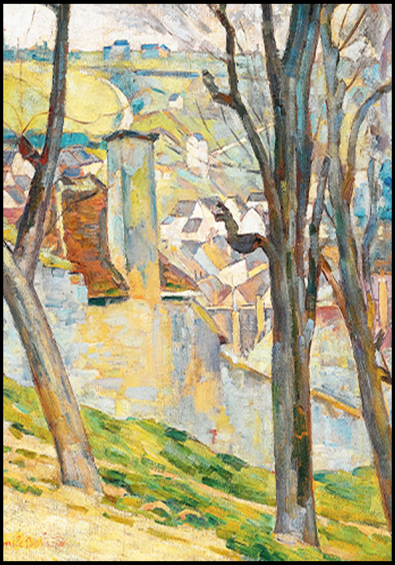Émile Bernard - Paysage Près de Tonnerre
