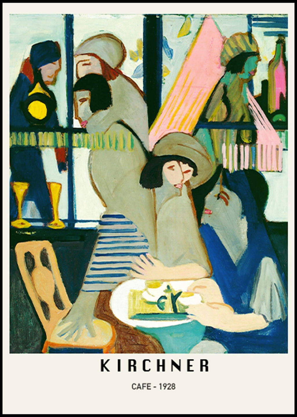 Ernst Ludwig Kirchner - Café Poster