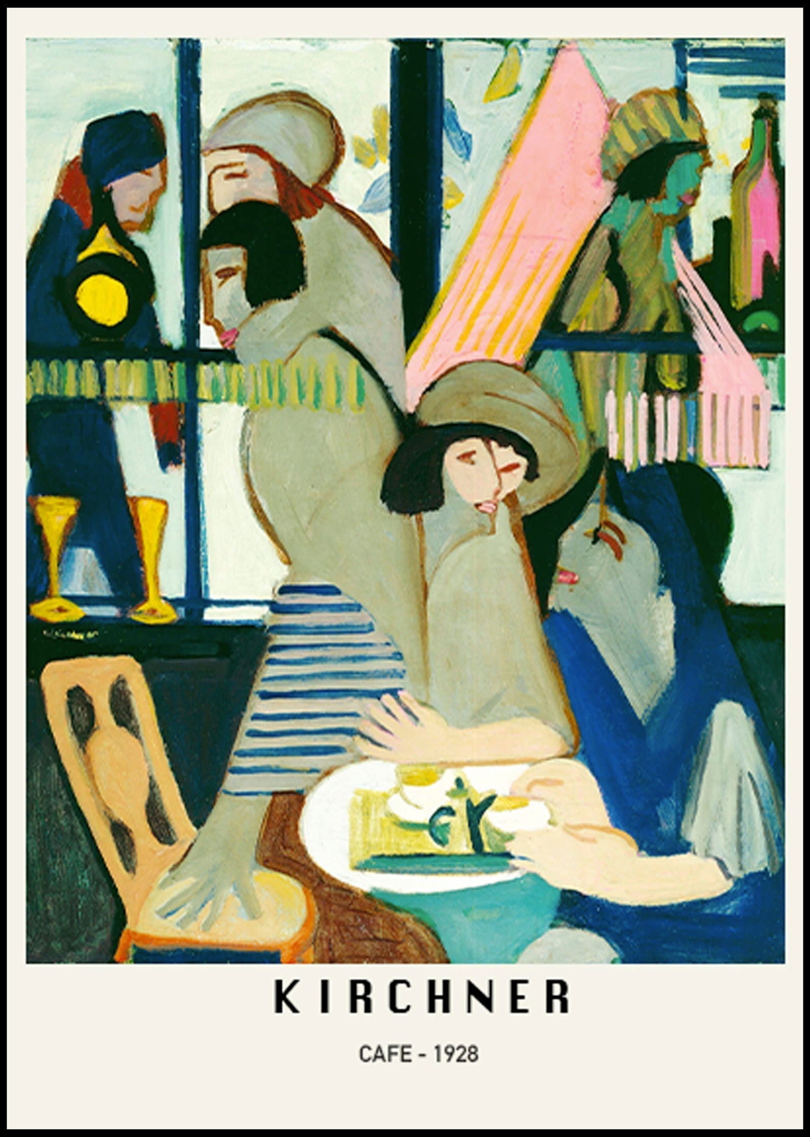 Ernst Ludwig Kirchner - Café Poster