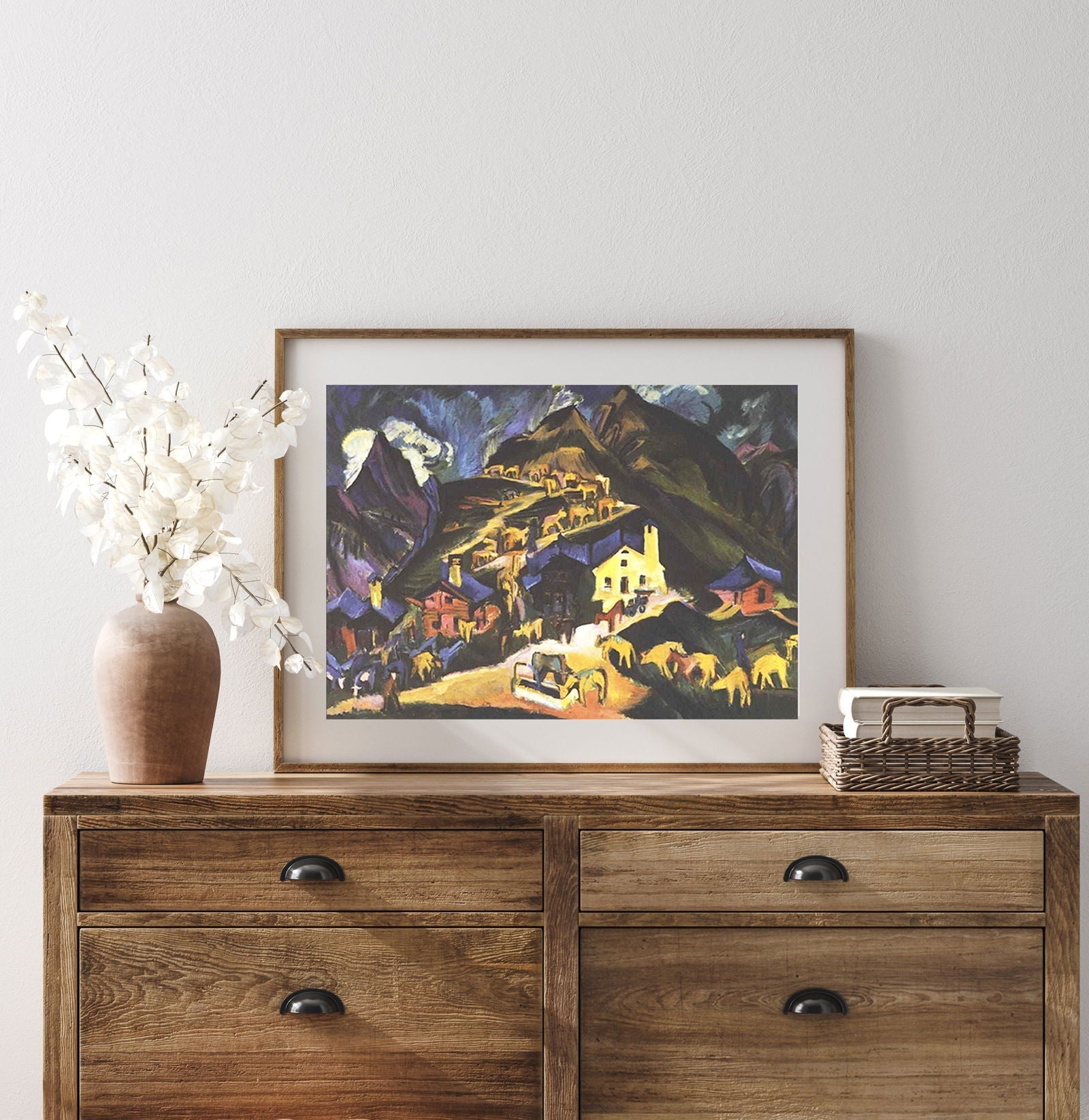 Ernst Ludwig Kirchner - Farmers Driving Cattle