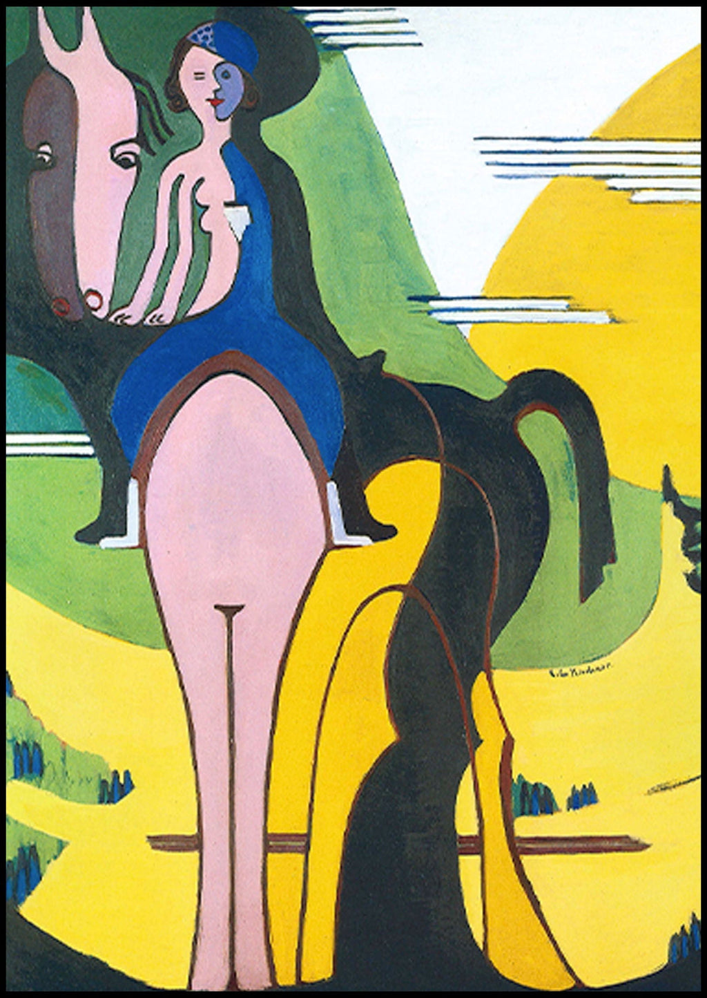 Ernst Ludwig Kirchner - Female Rider