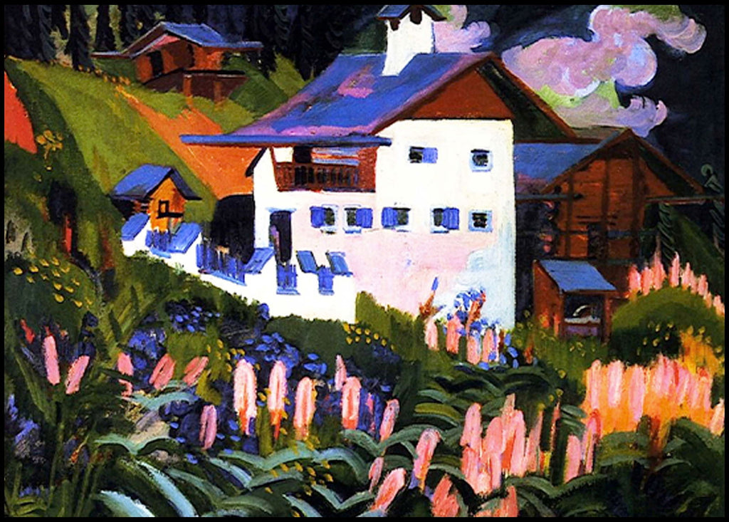 Ernst Ludwig Kirchner - Haus in die Wiesen