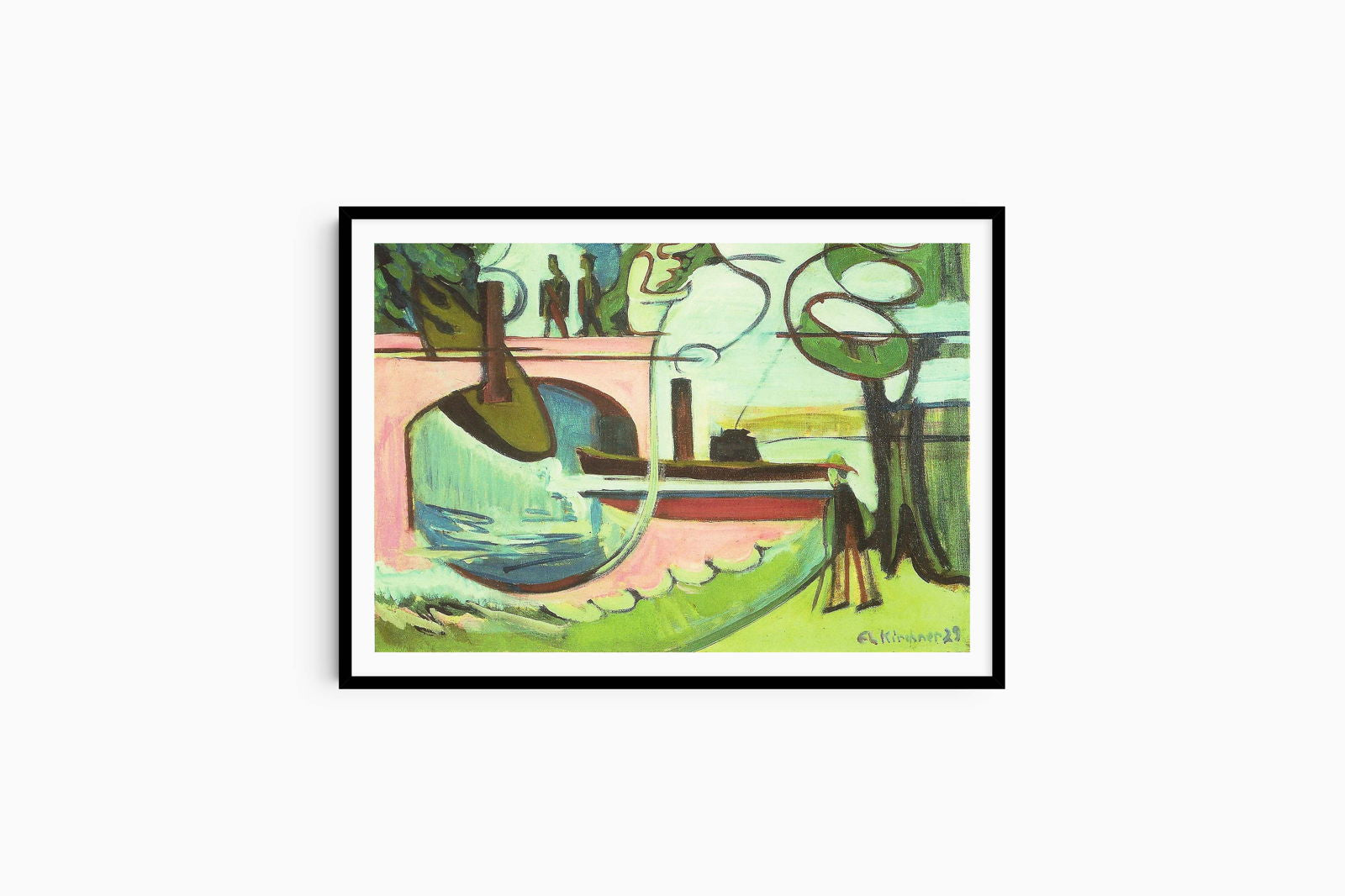 Ernst Ludwig Kirchner - Lutzow-Ufer am Morgen