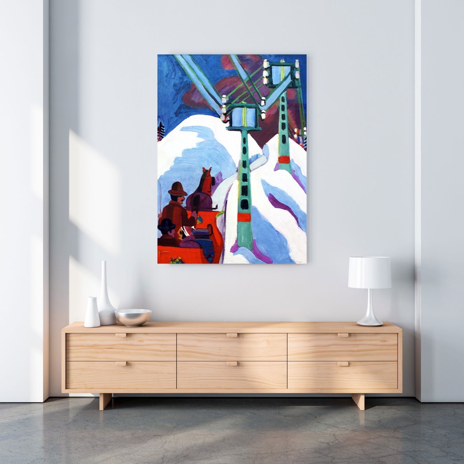 Ernst Ludwig Kirchner - Schlittenfahrt Anagoria