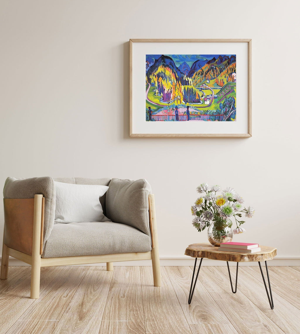 Ernst Ludwig Kirchner - Sertig Valley in Autumn