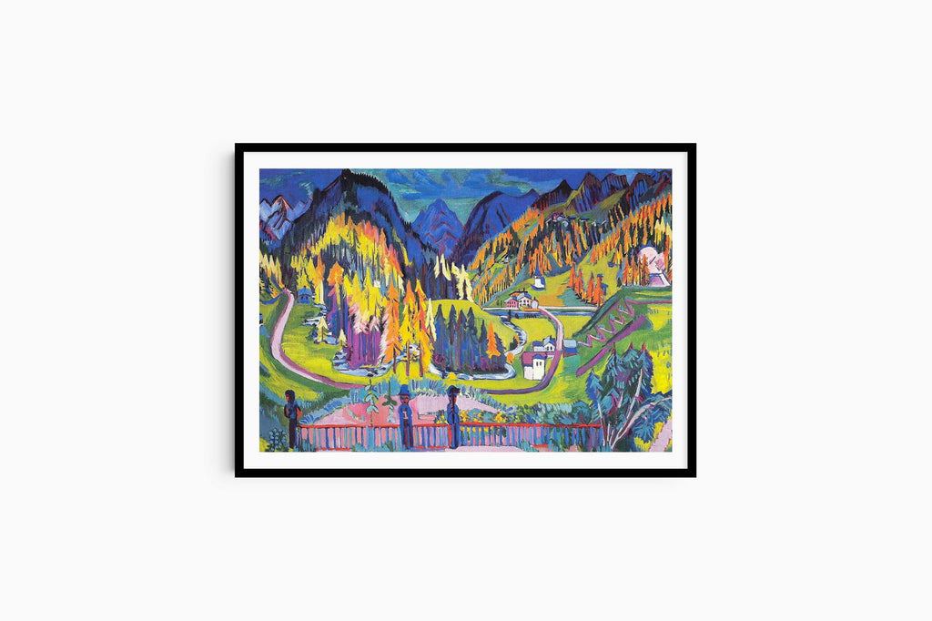 Ernst Ludwig Kirchner - Sertig Valley in Autumn