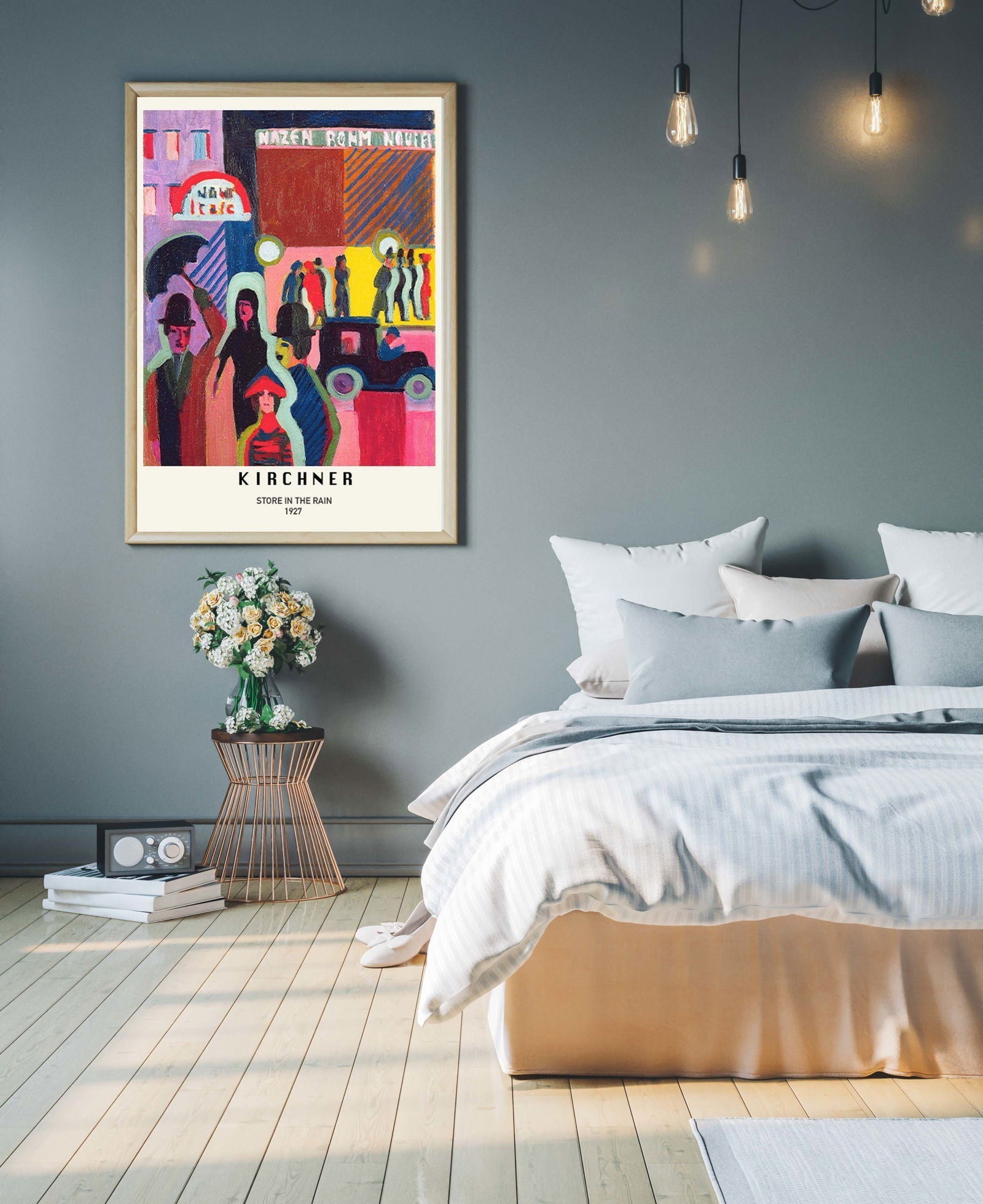 Ernst Ludwig Kirchner - Store in the Rain Poster