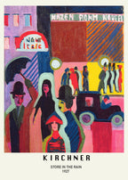 Ernst Ludwig Kirchner - Store in the Rain Poster
