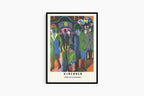 Ernst Ludwig Kirchner - Street with Passengers Poster