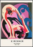 Ernst Ludwig Kirchner - Two Acrobats Poster