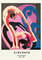 Ernst Ludwig Kirchner - Two Acrobats Poster