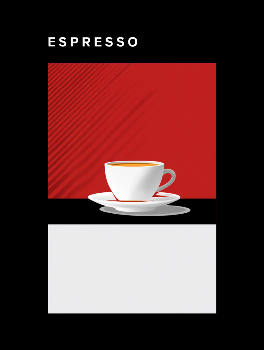 5 Espresso & Latte Coffee Posters – Minimalist Café Wall Art Prints - Hakyarts