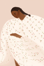 Braided Hair – Illustrated Portrait Art Print