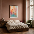 Coral Abstract Variation | Contemporary Abstract Wall Art Print