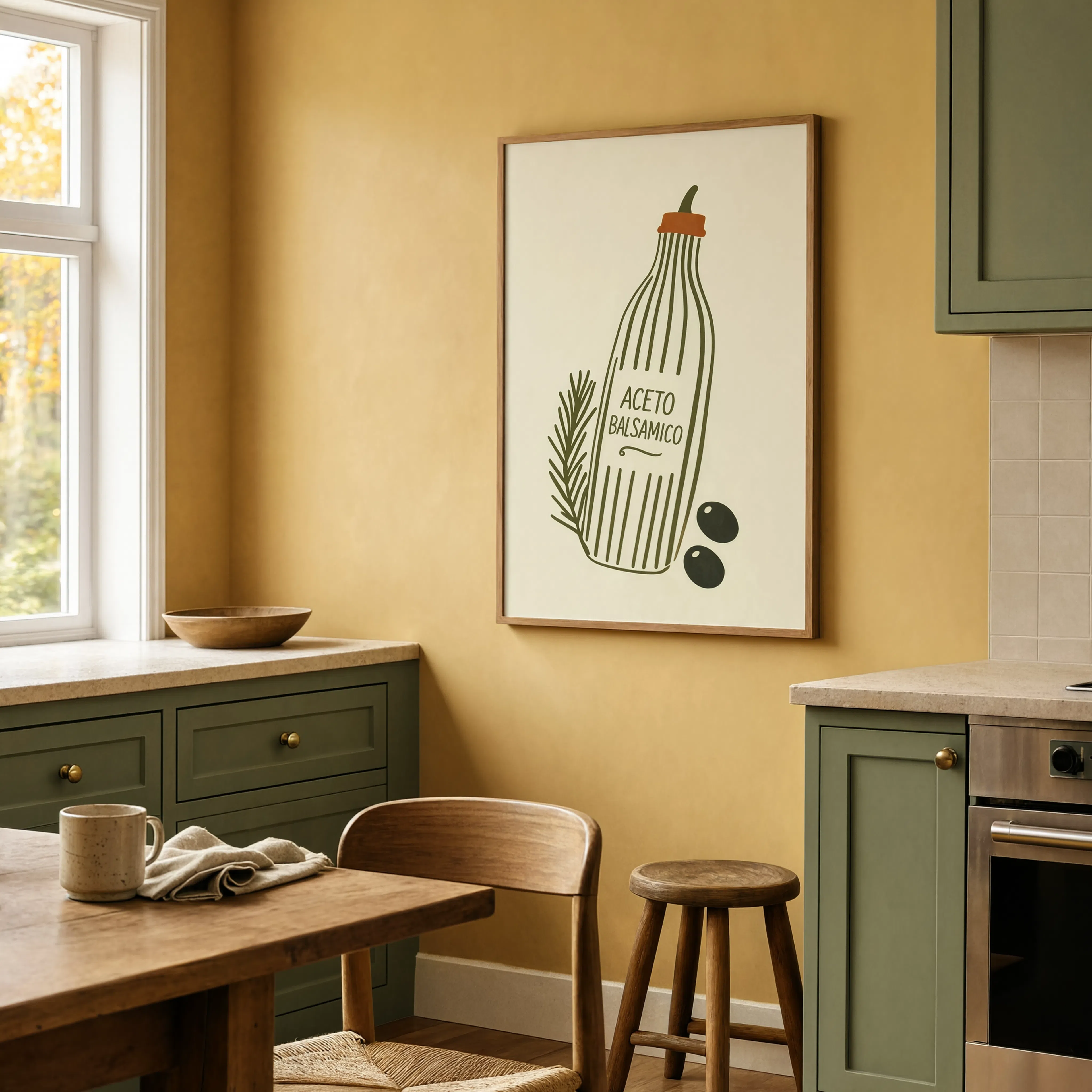 Aceto Balsamico | Minimalist Kitchen Art Print