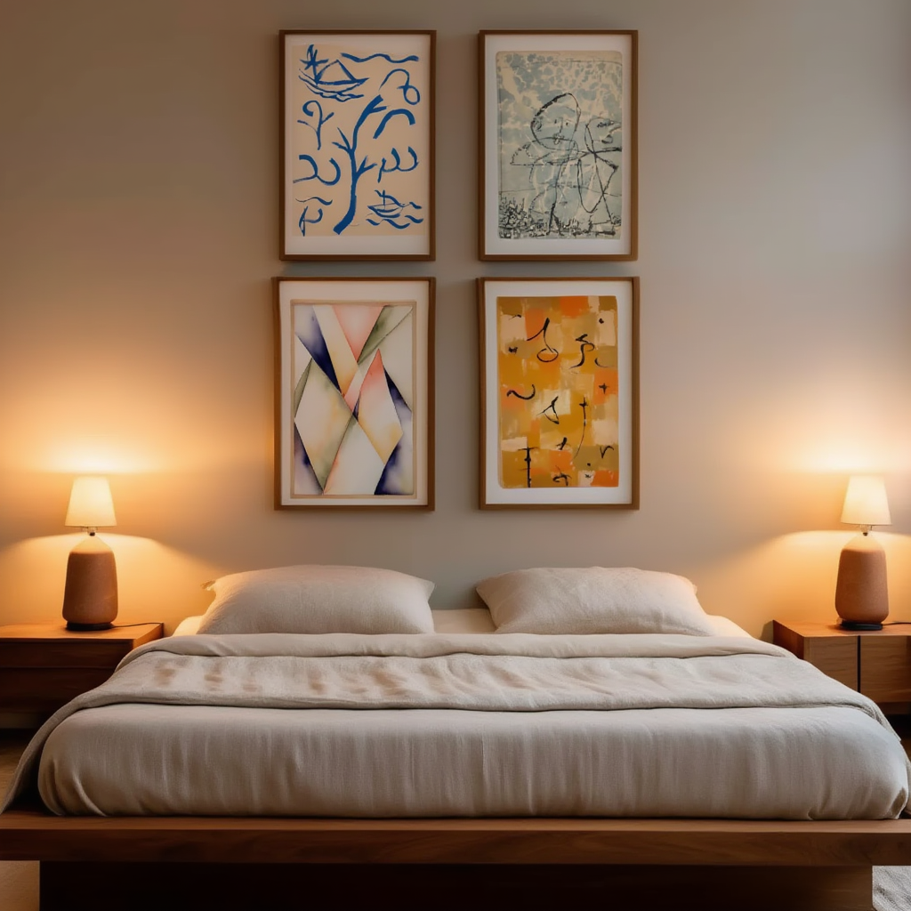 Set of 4 Paul Klee Prints – Modern Abstract Art Wall Decor - Hakyarts