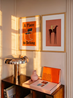 Set of 2 Minimalist & Equestrian Wall Art Prints – Chair Poster & Galloping Grace Gallery Set