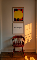 Set of 2 Motivational & Urban Art Prints – Mindset & Trust the Process Gallery Set