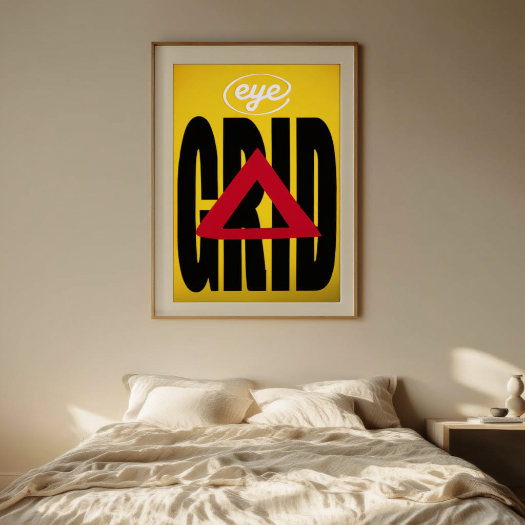 Eye Style Issue – Grid – Modern Minimalist Art Print