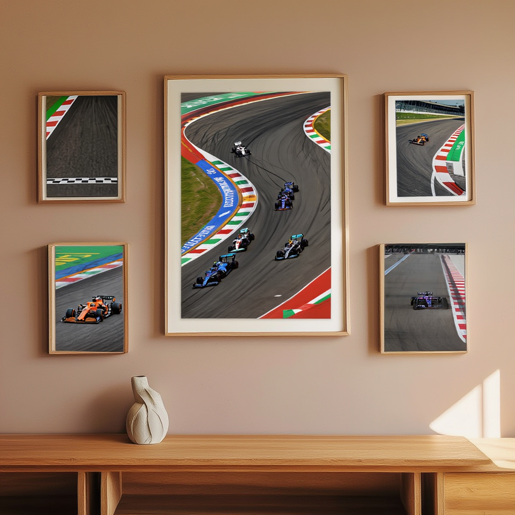 F1 Imola Gallery Wall – Set of 5 - Hakyarts