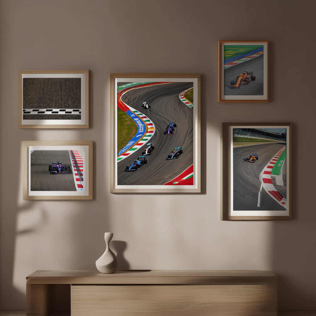 F1 Imola Gallery Wall – Set of 5 - Hakyarts