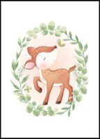Fawn with Butterfly