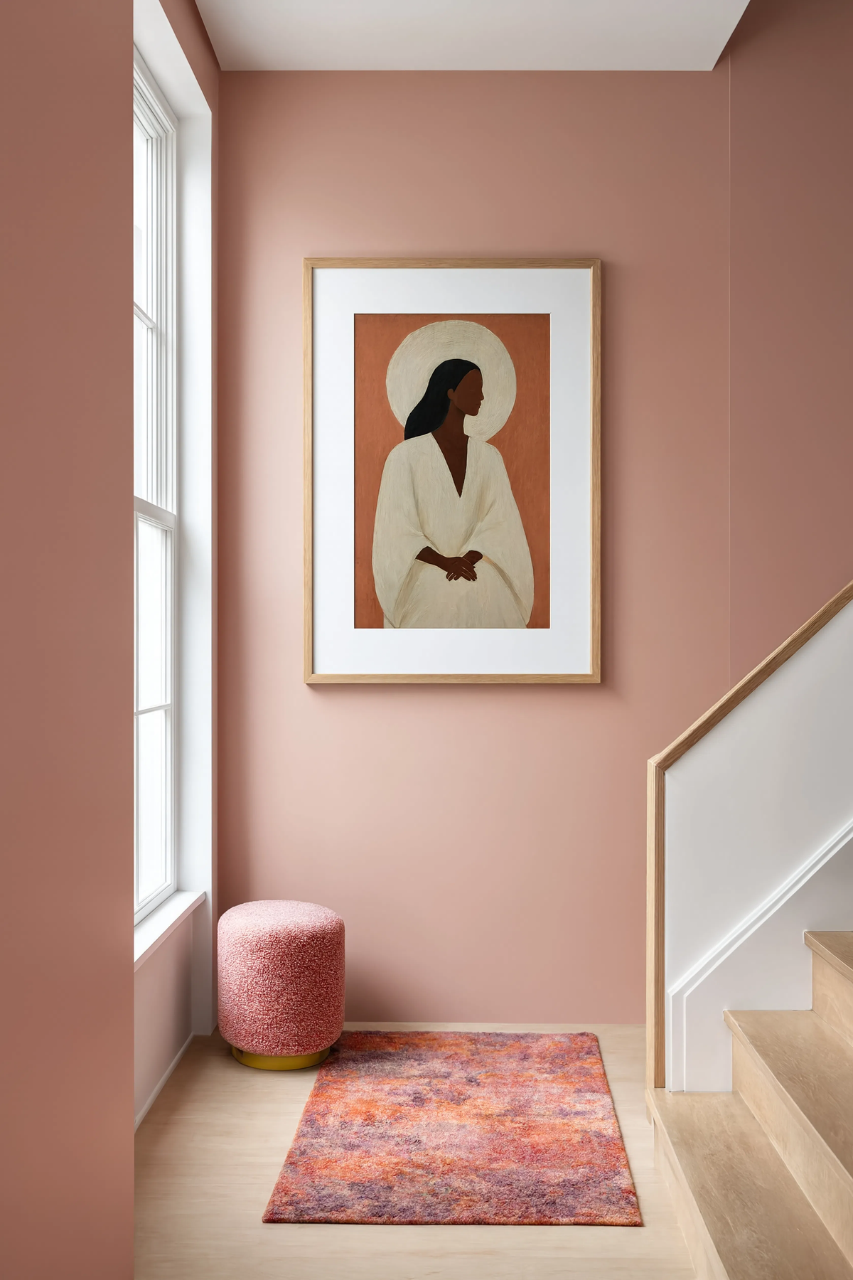 Halo Effect Woman | Elegant Contemporary Figurative Wall Art Print