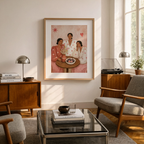 Figures with Figs & Flowers | Contemporary Botanical Figurative Wall Art