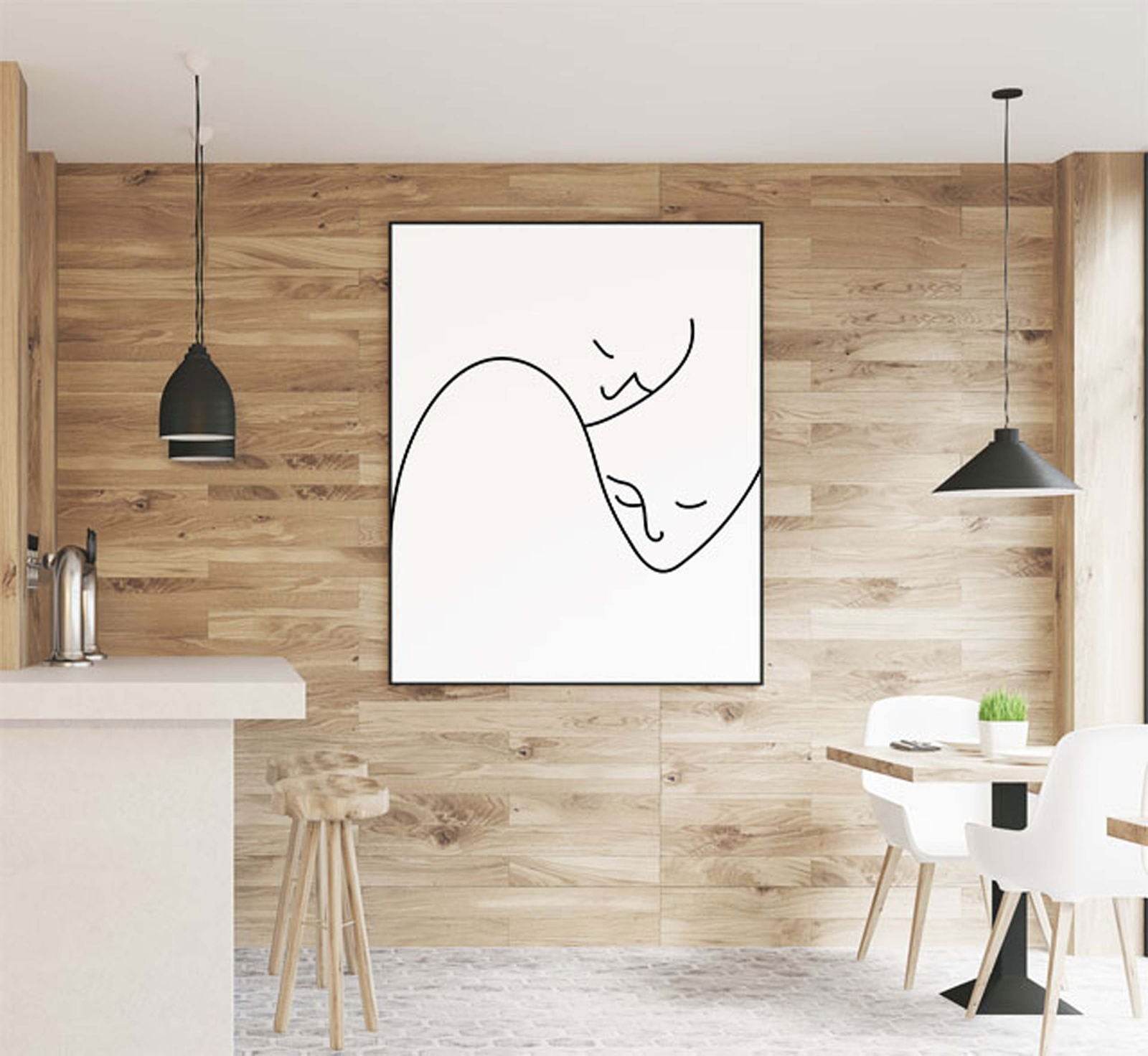 Fine Line Art Poster - Hakyarts