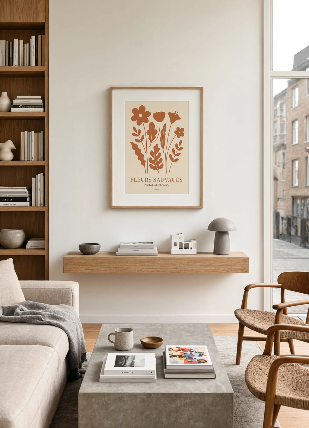 Fleurs Sauvages – Printed Collection No. 2 | Contemporary Botanical Wall Art Print)