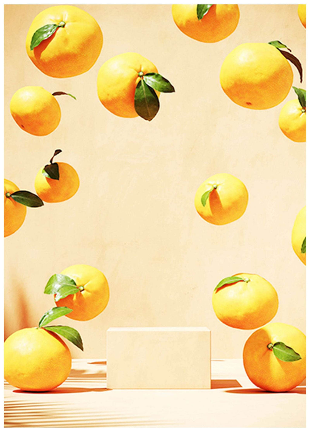 Floating Oranges Poster - Hakyarts