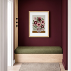 New Floral Variation | Contemporary Botanical Wall Art Print