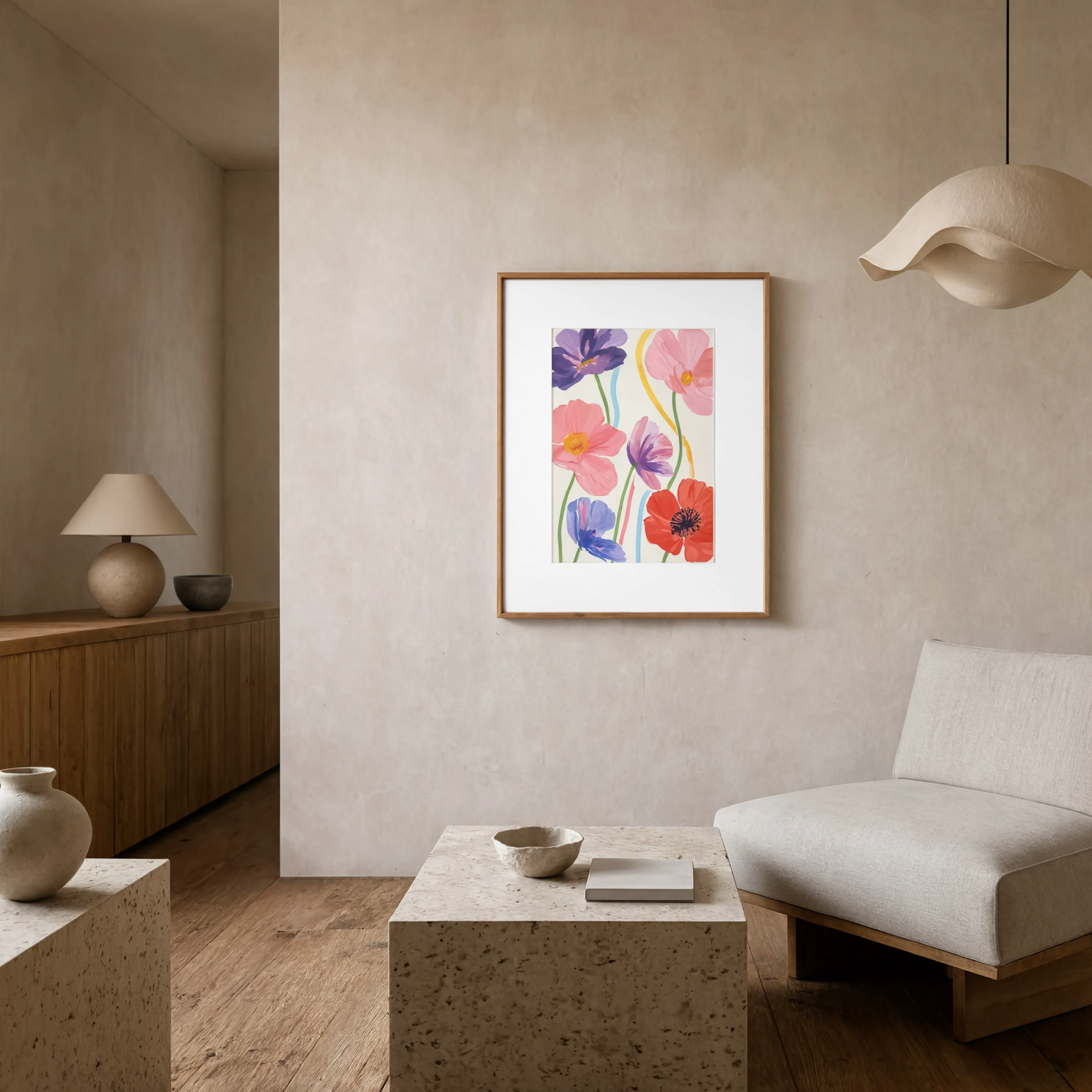 Watercolour Floral Variation | Elegant Botanical Wall Art