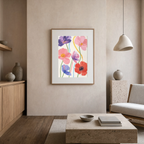 Watercolour Floral Variation | Elegant Botanical Wall Art