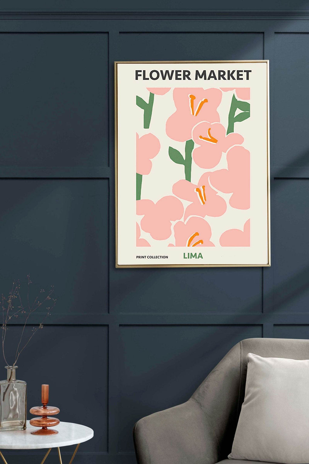 Floral Market Exhibition Poster - Hakyarts