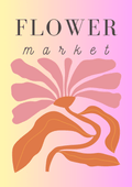 Flower Market Poster - Hakyarts